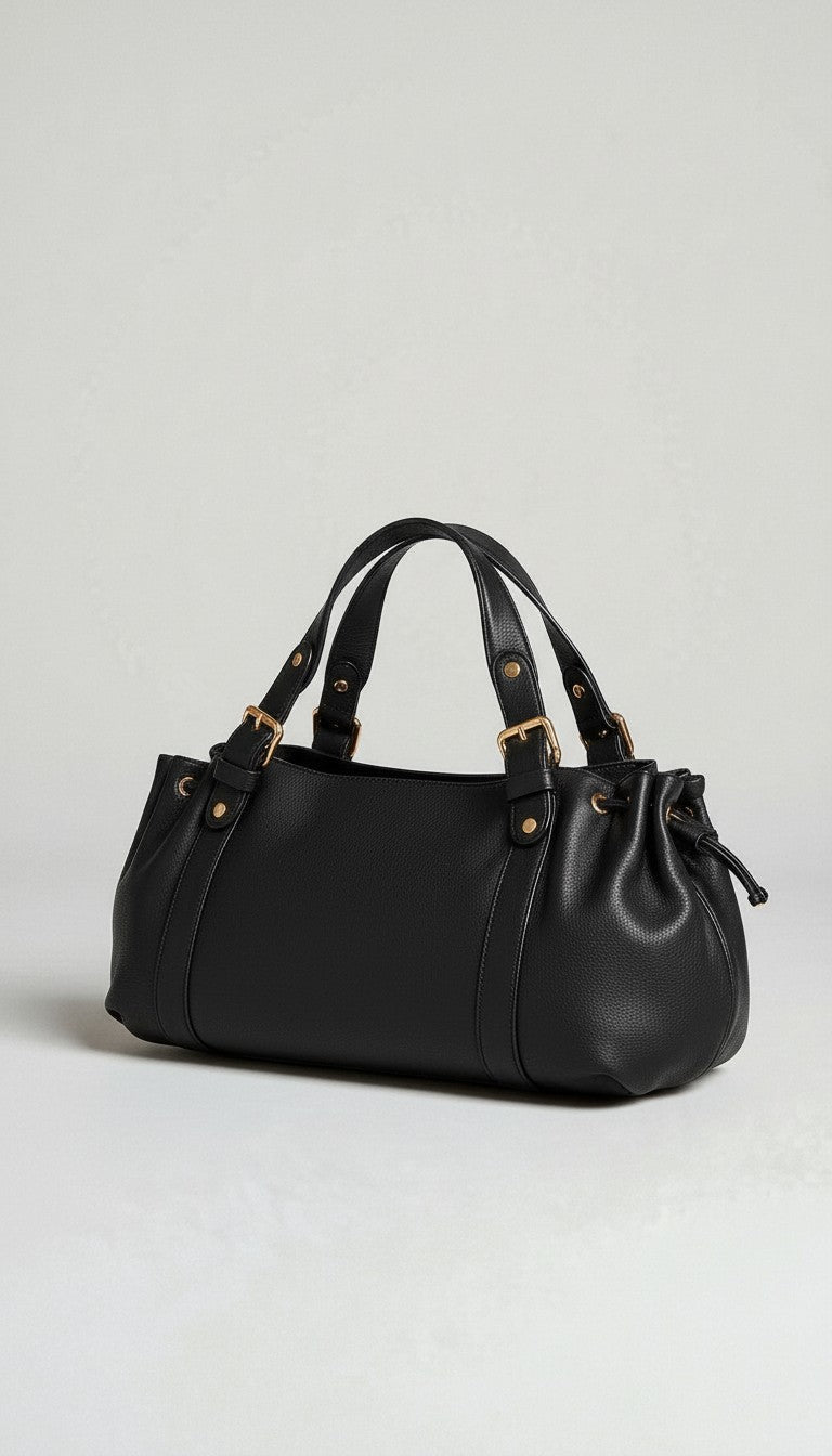 Sac à main Oslo – Cuir premium Noir - Lily St. Rose