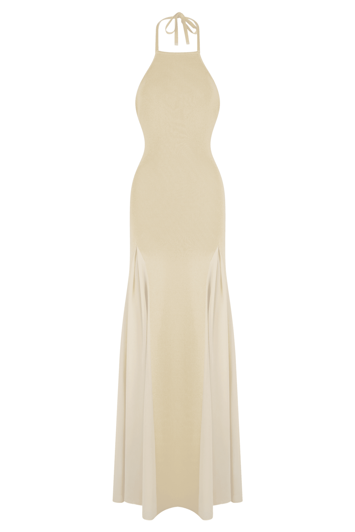 PRESTIGE — Robe longue halter dos nu ivoire - Lily St. Rose