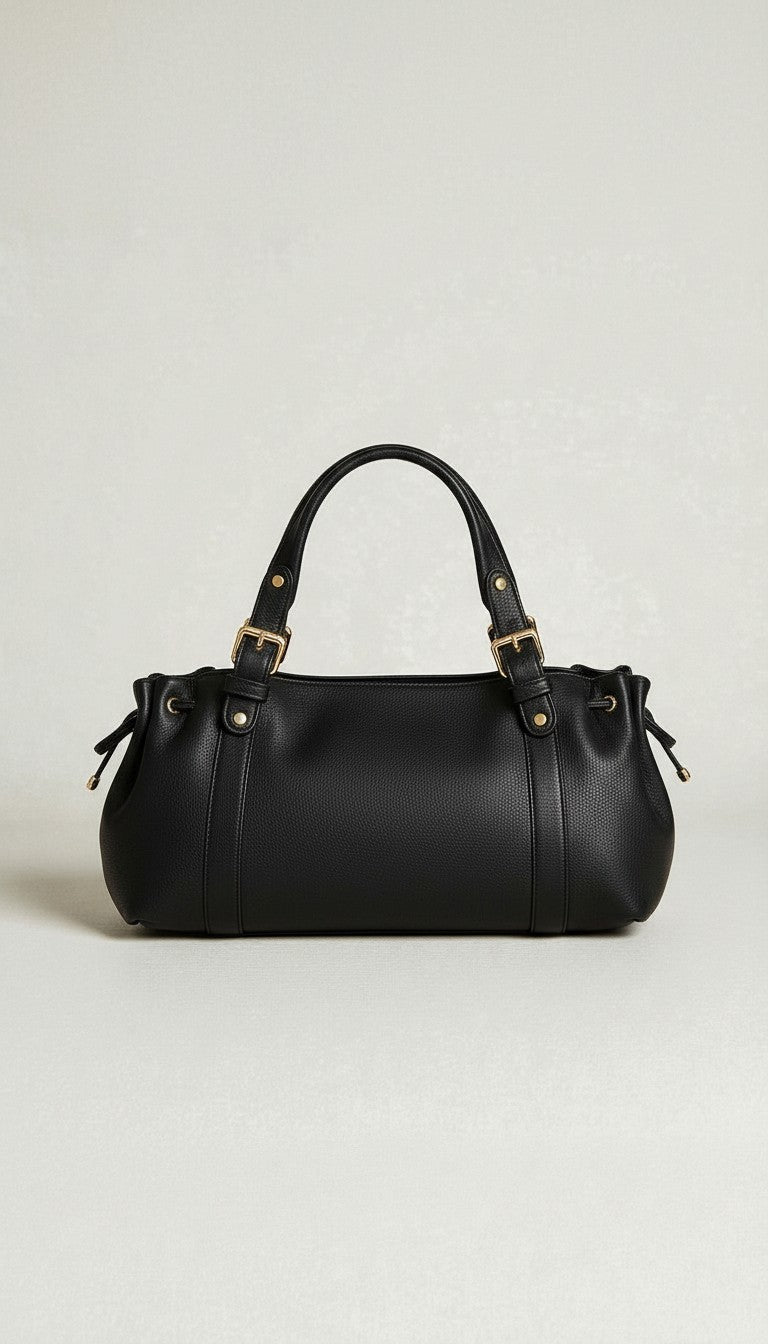 Sac à main Oslo – Cuir premium Noir - Lily St. Rose